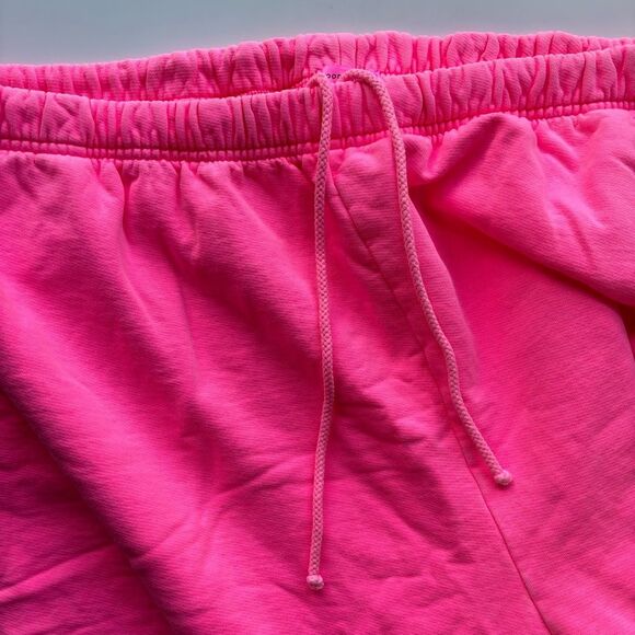 Good American Neon Pink Cotton Jogger Sweatpants - Size 7 / 4XL - Picture 4 of 8